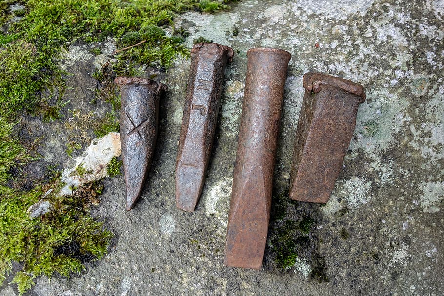 tool, chisel, knife, pointe, rust, former, high angle view HD wallpaper