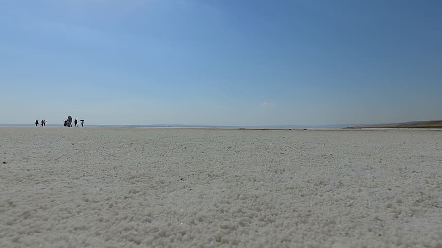 salt, lacquer, land, beach, sky, sea, scenics - nature, beauty in nature HD wallpaper