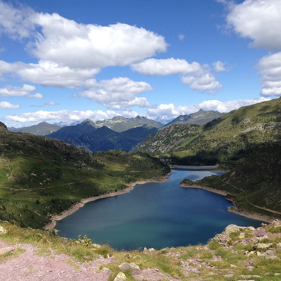 mountain, summer, landscape, nature, holiday, step, italy, lombardy HD wallpaper