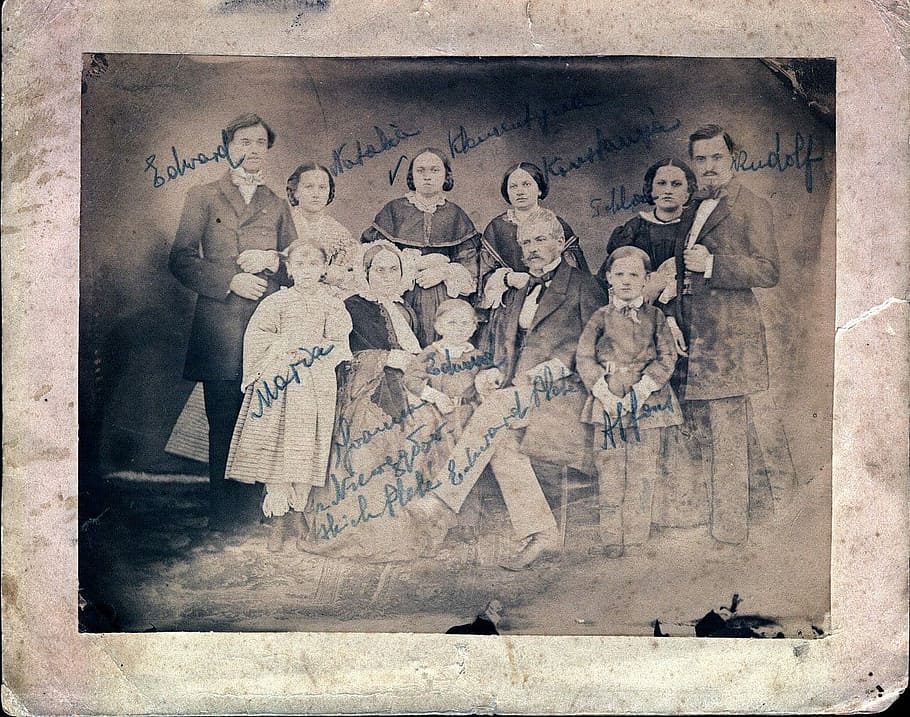 Old, Family, Portrait, Century, Plate, collection, photograph, HD wallpaper