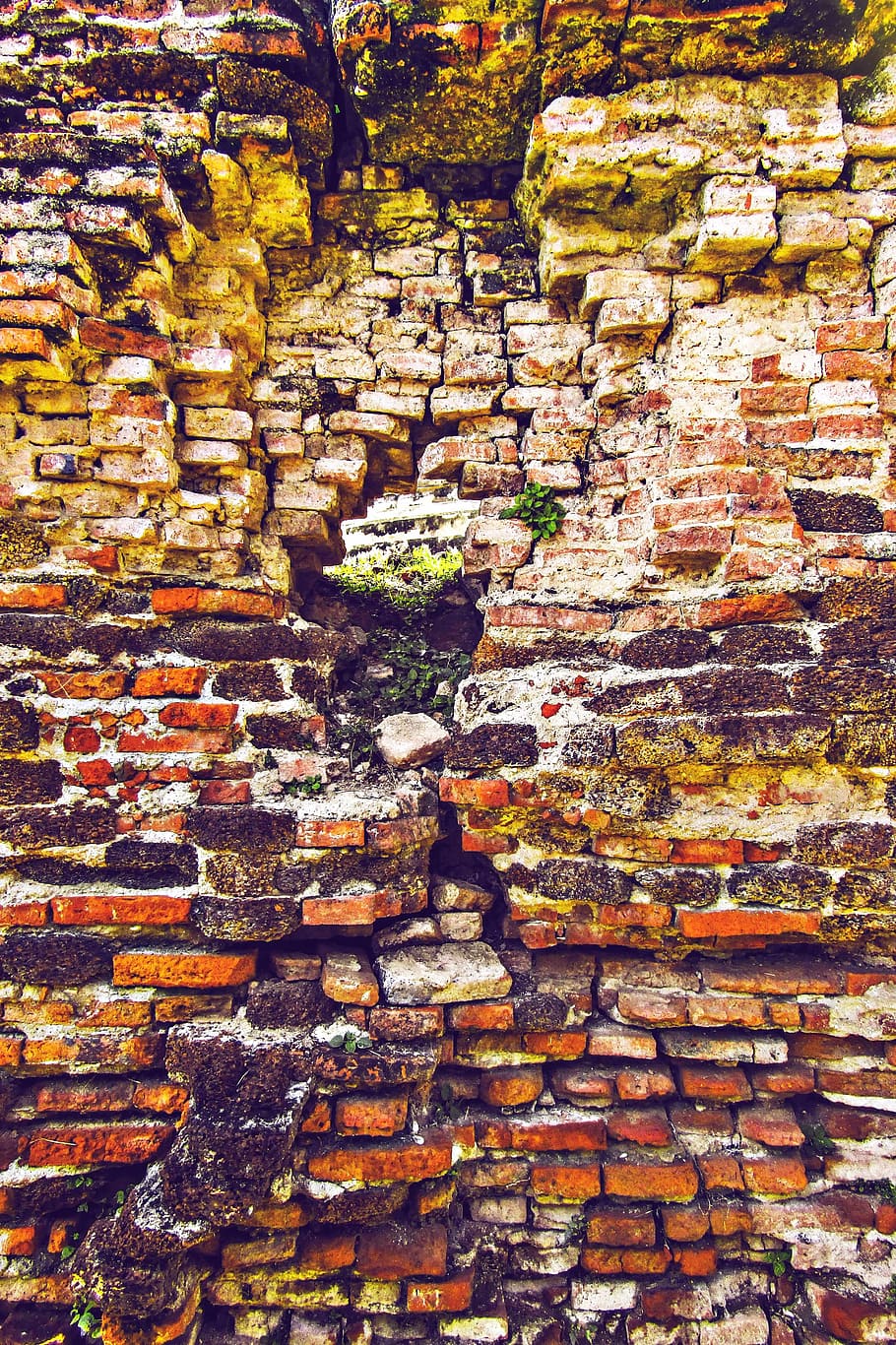 wall, bricks, brick wall background, texture, brown, pattern HD wallpaper
