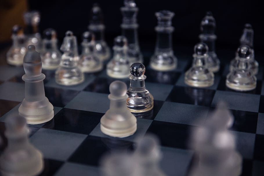 chess, game, pawn, chessboard, play, competition, challenge, HD wallpaper