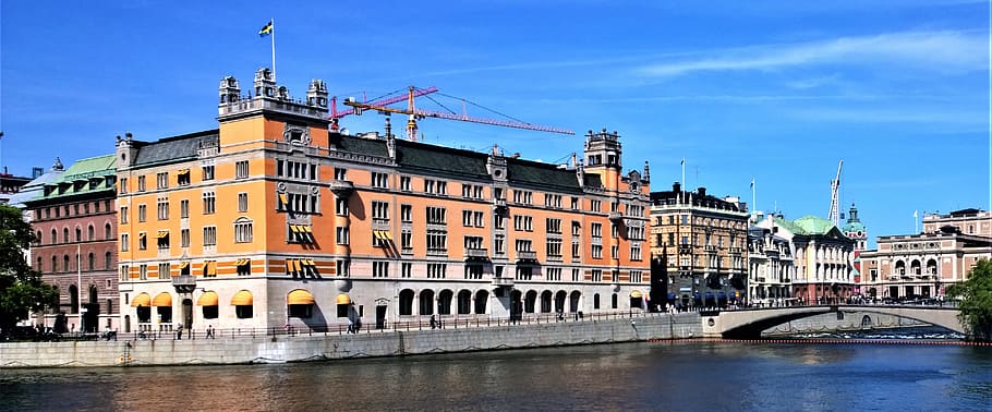 stockholm, building, architecture, rosenbad, the government building, HD wallpaper