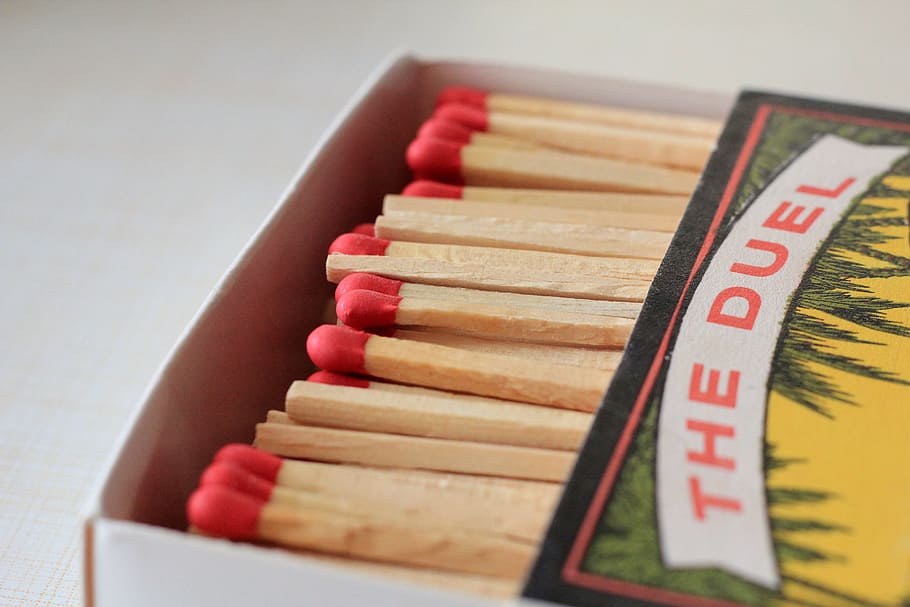 matches, fire, kindle, matchbox, sticks, match head, indoors HD wallpaper