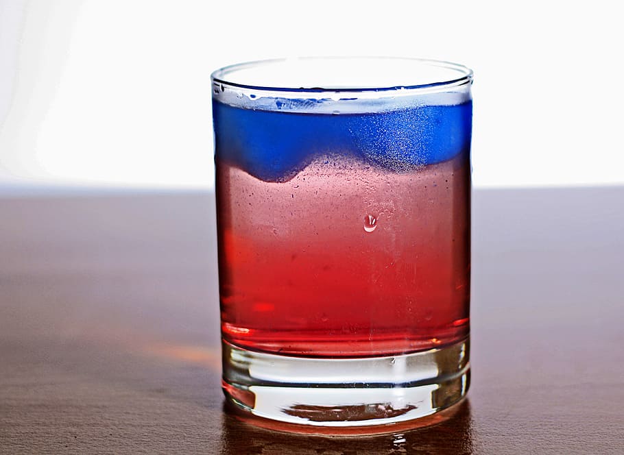 drink, color, red, blue, alcohol, ice, ice cubes, cold, cool HD wallpaper
