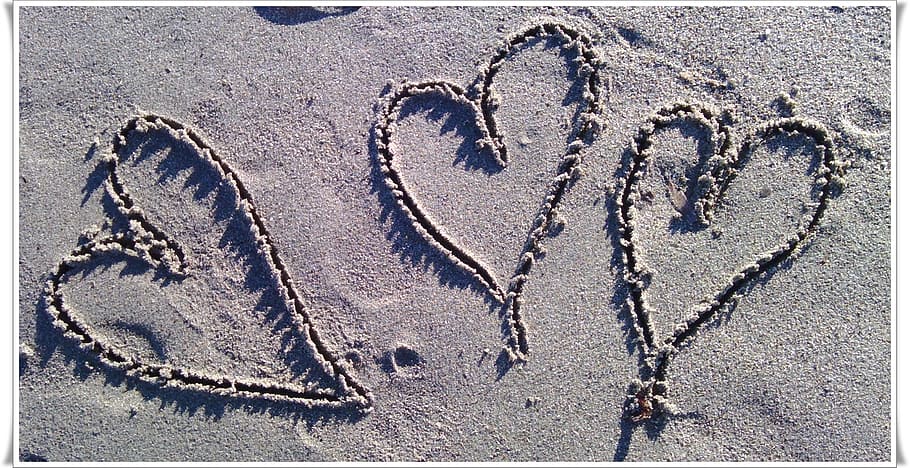 Love, Heart, Summer, text, no people, close-up, day, outdoors HD wallpaper