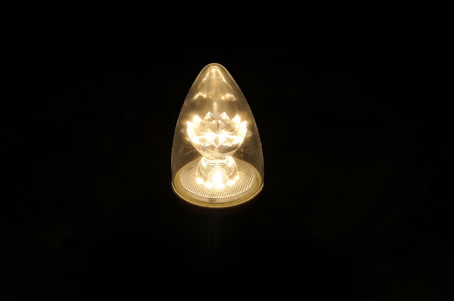 led lamp, current, light, electric Lamp, light Bulb, illuminated HD wallpaper