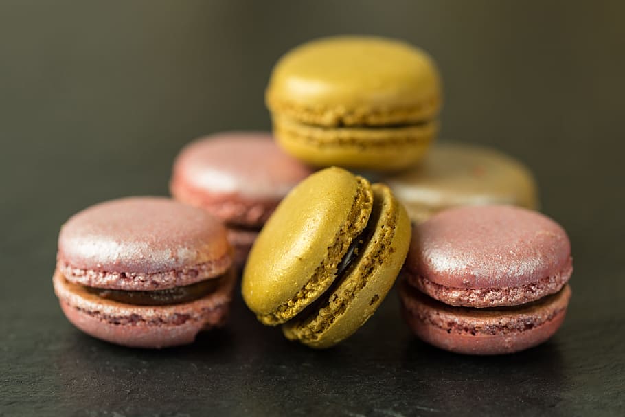 Closeup shot of fresh Macarons, image captured with a Canon 6D, HD wallpaper