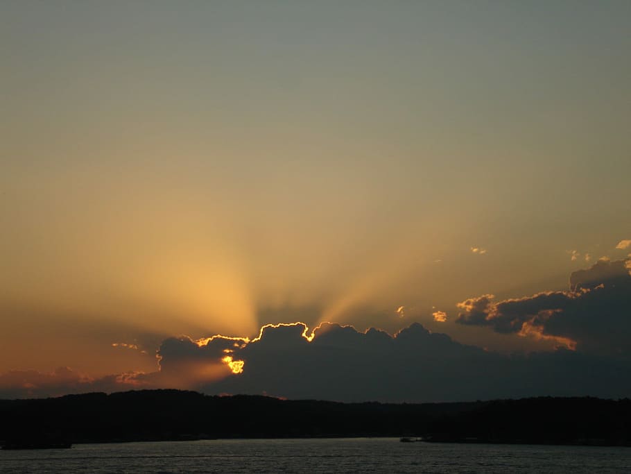 Sunset, Wonder, Nature, Landscape, sky, cloud, sunset background HD wallpaper