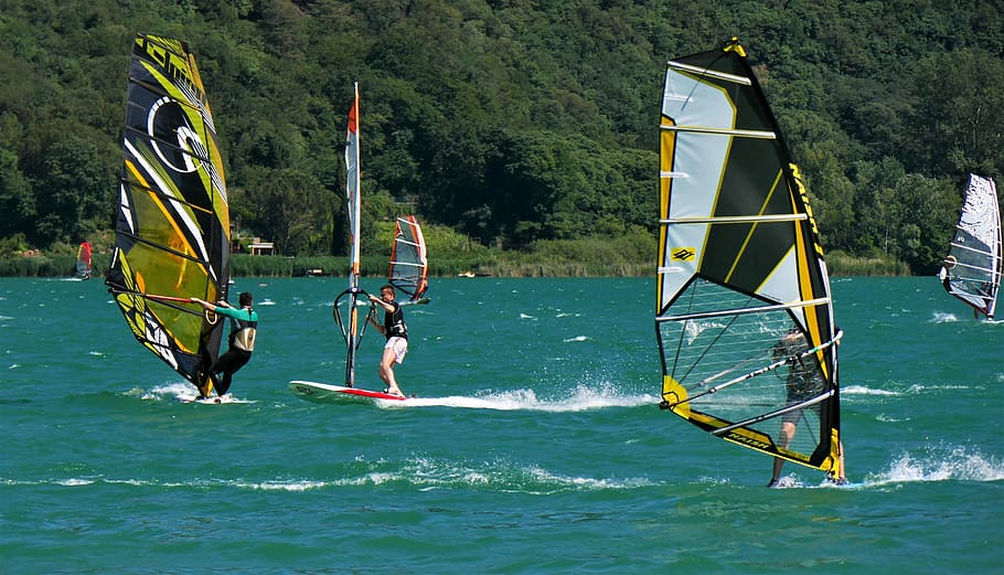 Wind Surfing, Wind, Surfer, Sport, water sports, recreational sports HD wallpaper