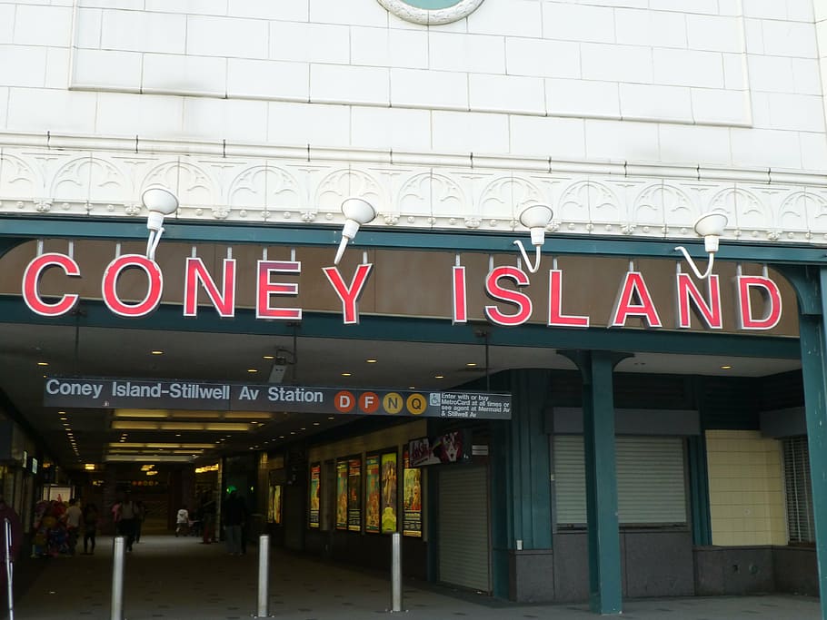 coney island, brighton beach, usa, america, new york, ny, big apple, HD wallpaper