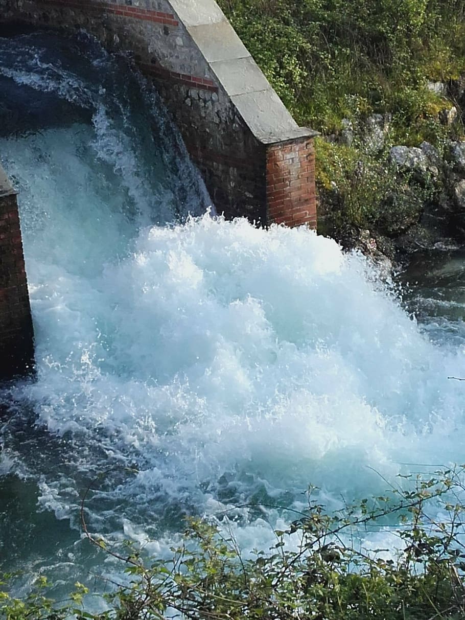 water, stream, roar, beauty in nature, motion, power, no people HD wallpaper