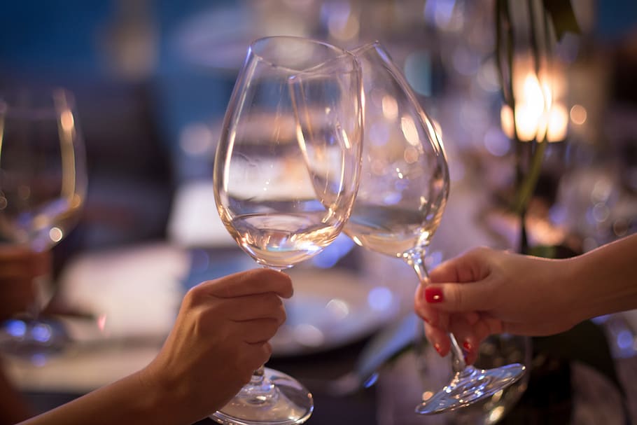 Wine, Party, Cheer, human hand, wineglass, human body part HD wallpaper