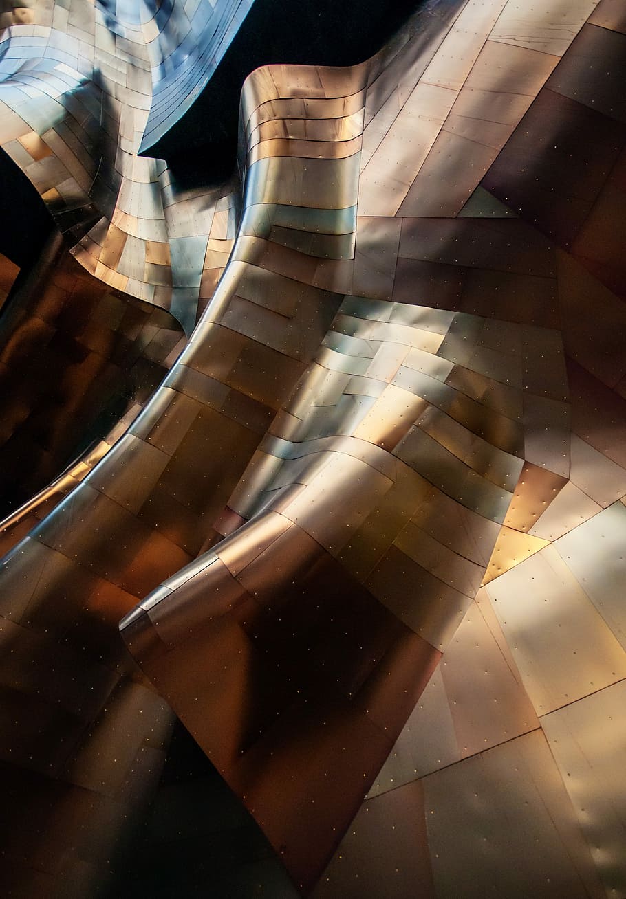 closeup photo of mosaic textile, architecture, curve, abstract HD wallpaper