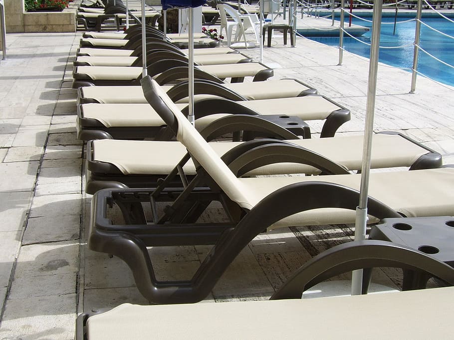 Lounge, Pool, Swimming, Vacation, holiday, furniture, relaxation HD wallpaper