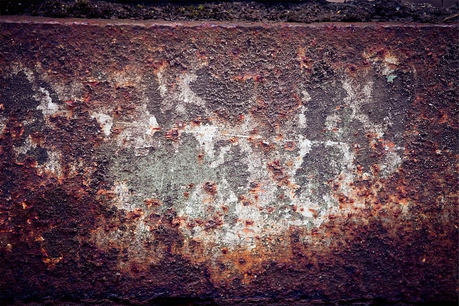 red and gray rusted surface digital wallpaper, black, brown HD wallpaper