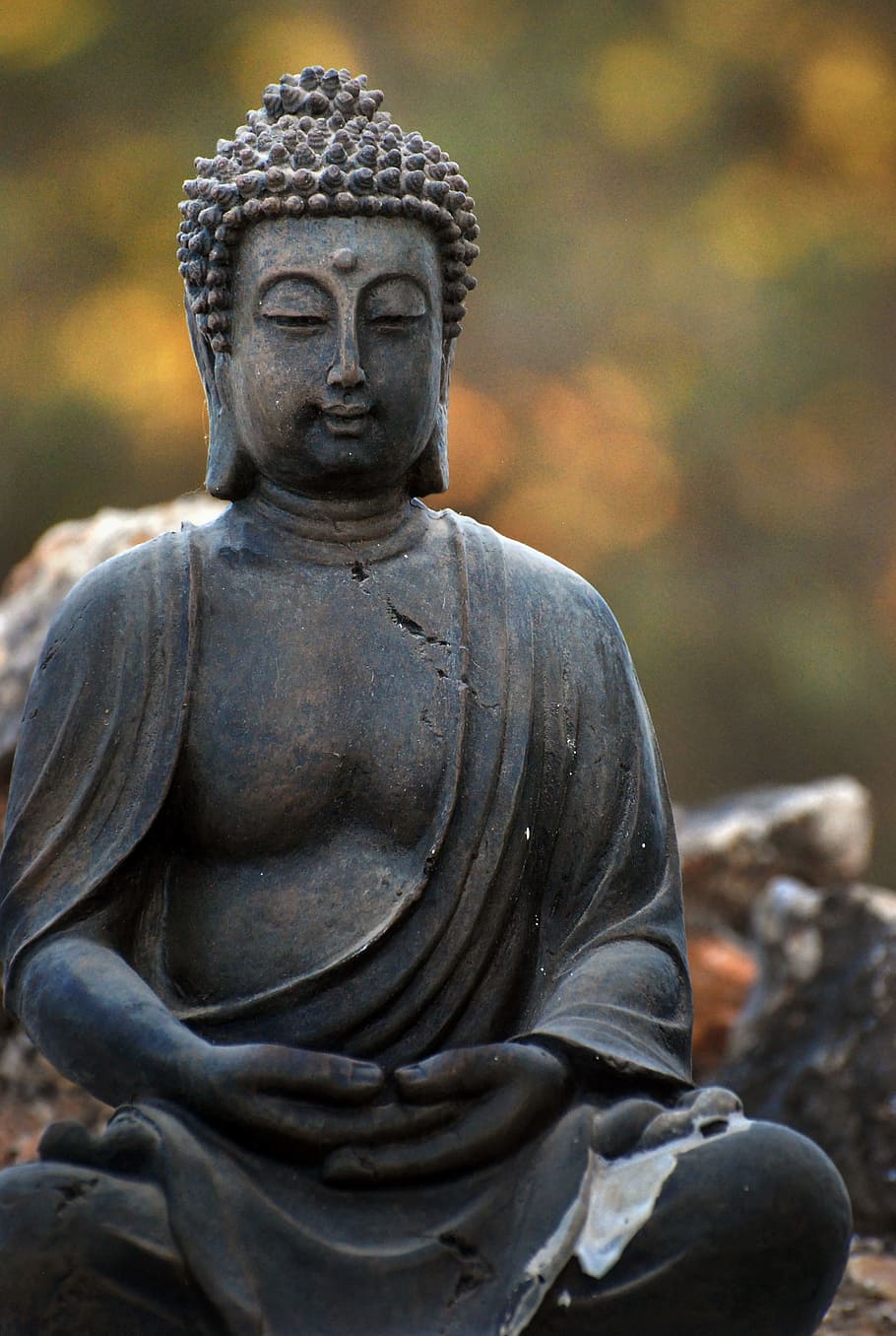 HD wallpaper: Gautama Buddha statue, zen, reflection, brightness ...