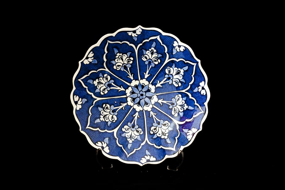 Tile, Handicrafts, Plate, increased, ceramic, turkey, atalay melahat glow HD wallpaper