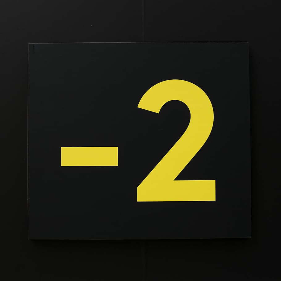 - 2 CAPTCHA, -2 logo, number, foundtypography, minus2, blackandyellow HD wallpaper