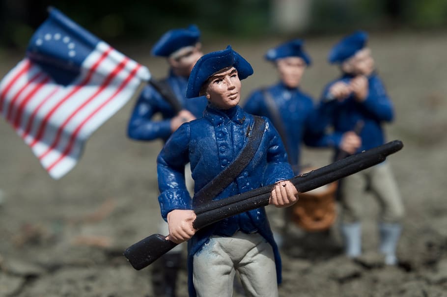 soldier figurines, union army, united states, america, history, HD wallpaper
