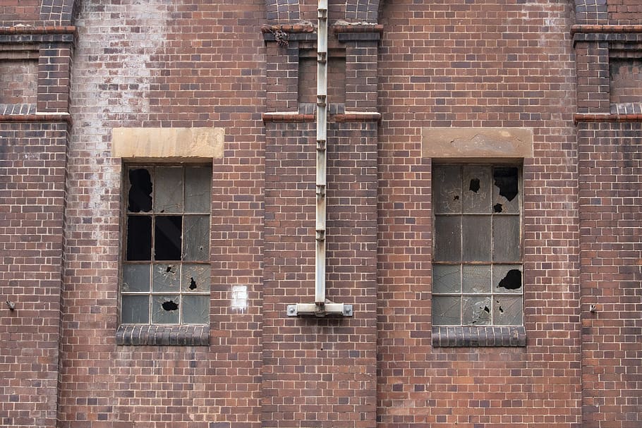 windows, old, architecture, dilapidated, abandoned, decay, factory HD wallpaper