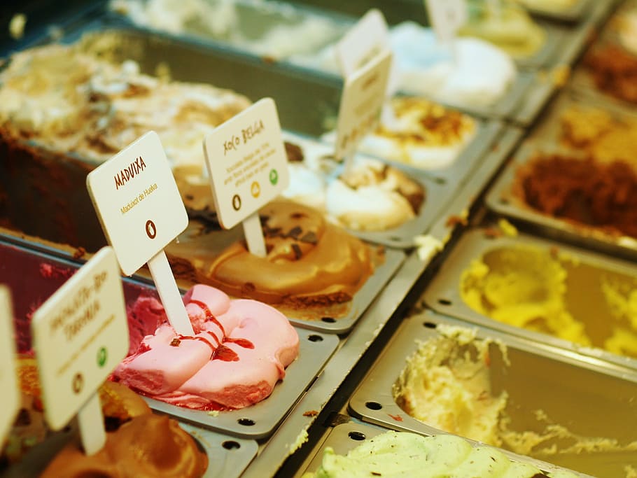 Mamba ice cream, sweet, cold, dessert, frozen, summer, tasty, HD wallpaper