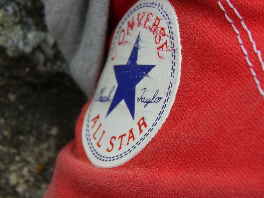 shoe, star, foot, close-up, red, no people, textile, emotion HD wallpaper