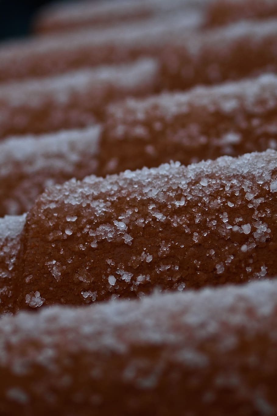 texas, snow, roof, food, food and drink, sweet food, selective focus HD wallpaper