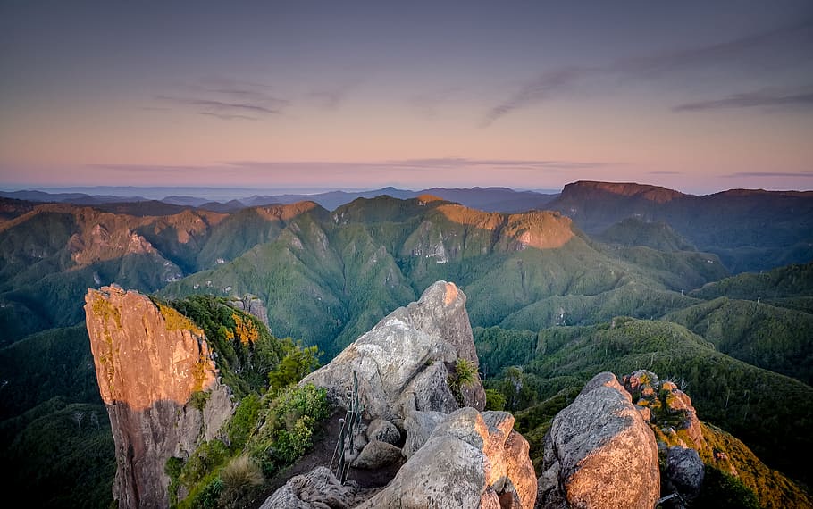 rock formations, mountain, range, higlands, rocks, stones, rounded HD wallpaper