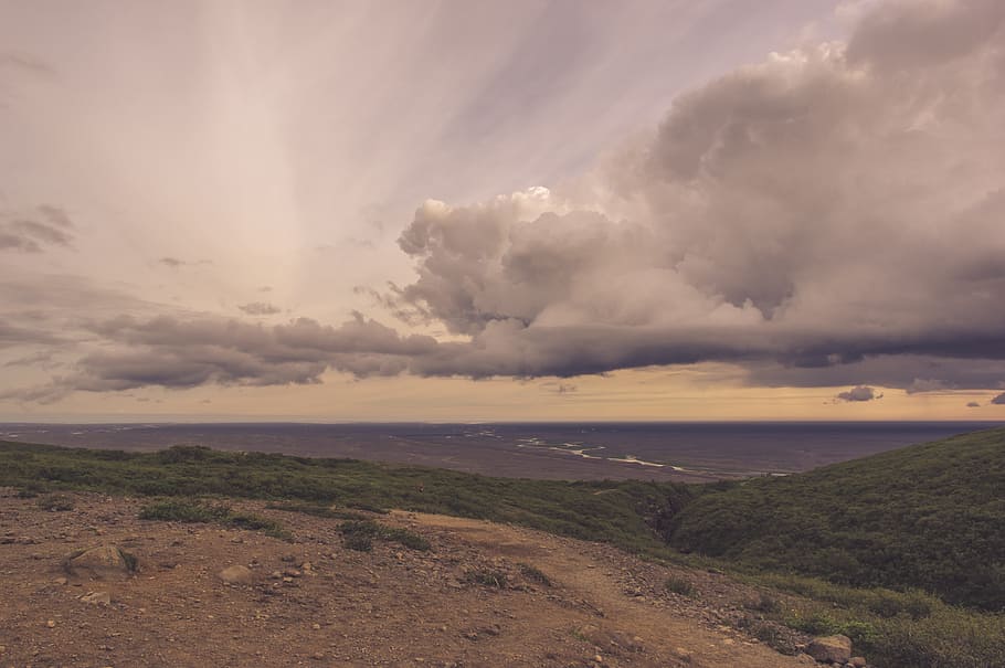 nature, landscape, clouds, sky, mountain, travel, adventure HD wallpaper