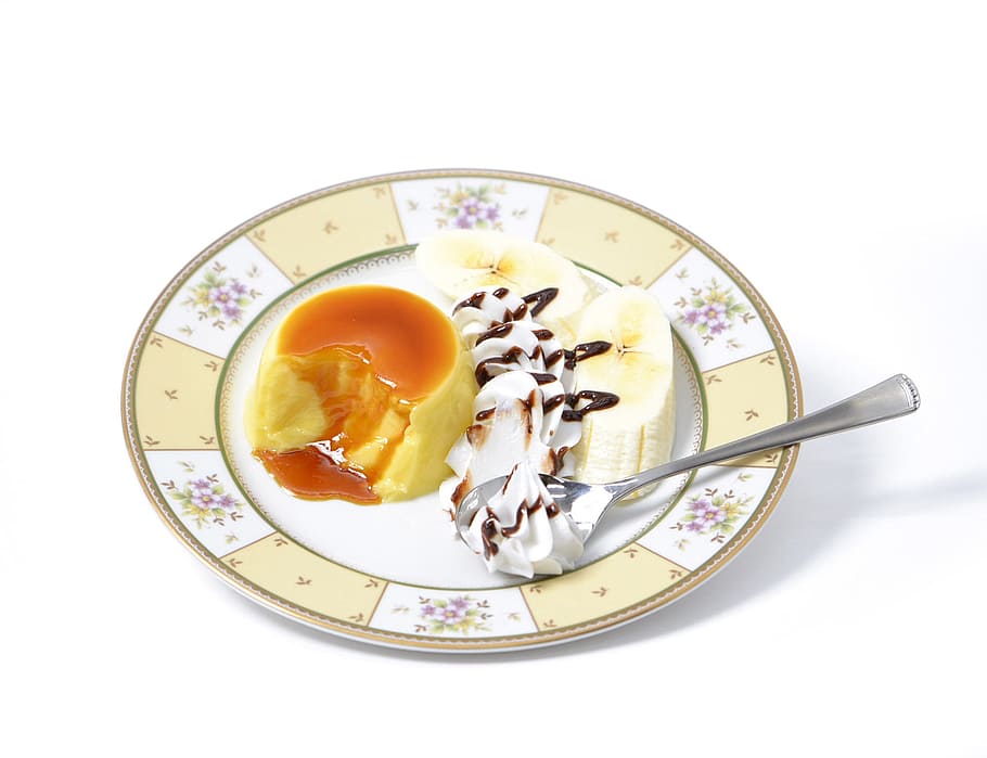 Whipped Cream, Pudding, Sweets, dessert, chocolate, healthy eating HD wallpaper