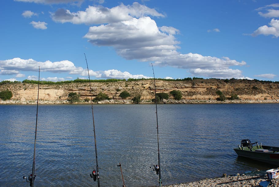 Ebro, Fishing, Angling, Ocean, Sea, beach, seascape, sky, water, HD wallpaper