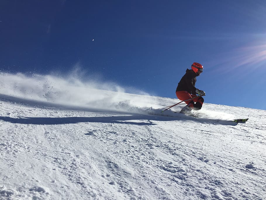 Ski, Alpine, Snow, Winter, Winter, Winter Sports, mountains HD wallpaper