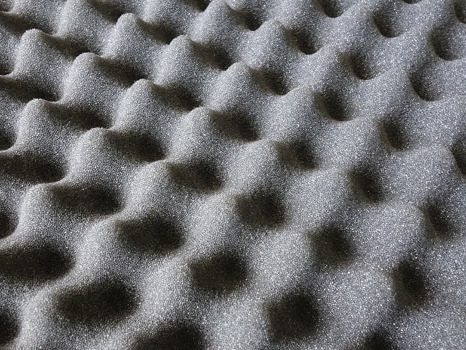 packaging material, foam, grey, wavy, abstract, pattern, texture HD wallpaper