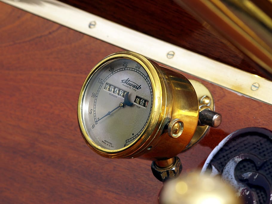 Tachometer, Oldtimer, Speedometer, classic, car, equipment, HD wallpaper