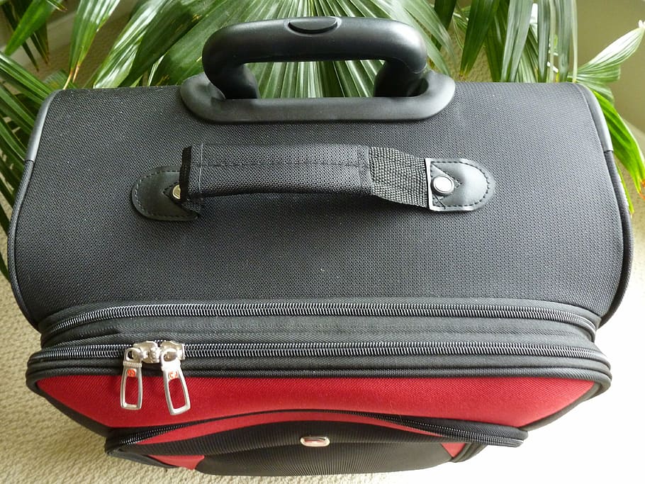 luggage, suitcase, baggage, compartment, zip, handle, upright