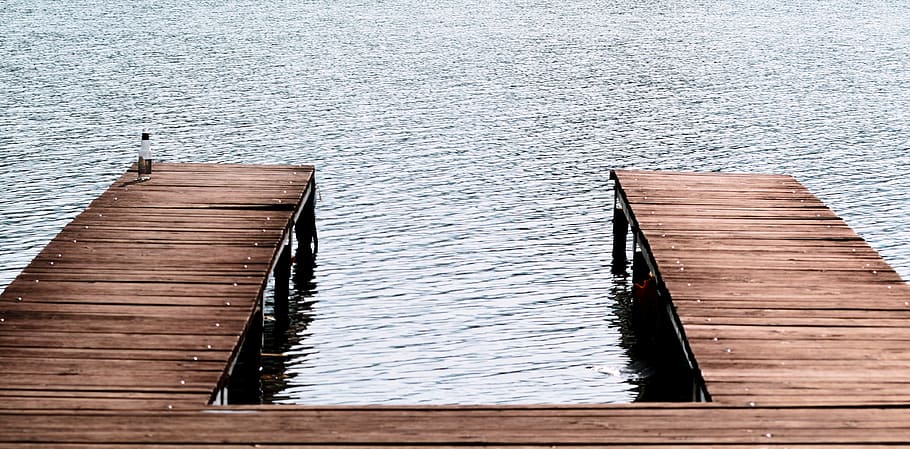 water, plot, summer, wood - material, pier, no people, lake HD wallpaper
