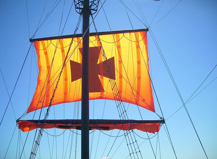 sail, ship, sailing vessel, hoisted, rigging, cordage, baltic sea HD wallpaper