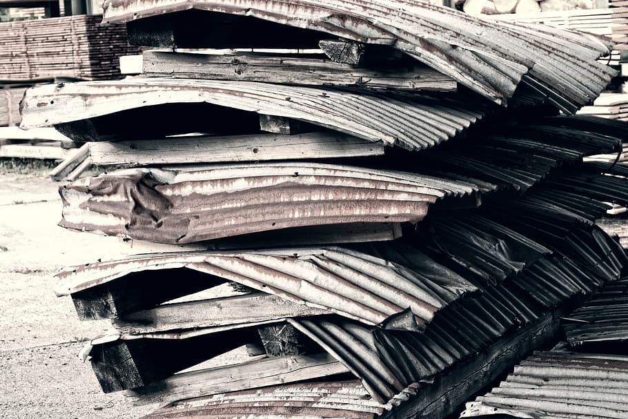 corrugated sheet, stack, large group of objects, no people HD wallpaper