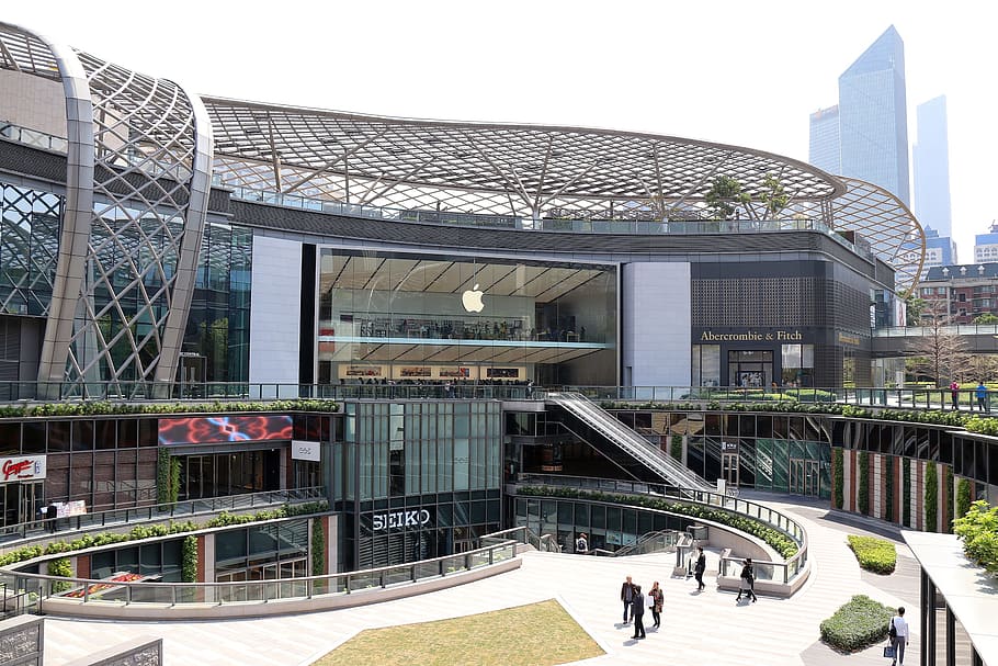 Building, Apple, Asia, architecture, built Structure, building Exterior HD wallpaper