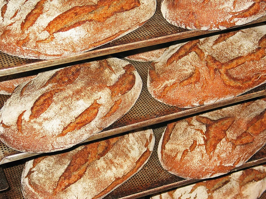 bread, fresh bread, frisch, baked, crispy, eat, baked goods, HD wallpaper