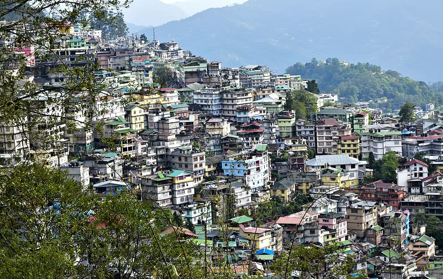 Gangtok Mountain Landscape - a Royalty Free Stock Photo from Photocase