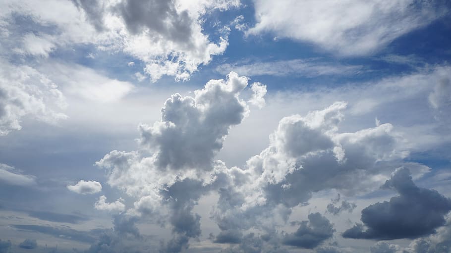 cumulus clouds, sky, clouds form, nature, cloud shapes, cloud - sky HD wallpaper