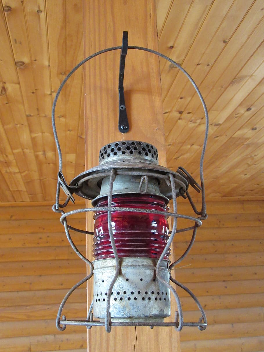 lantern, light, old-fashioned, illuminate, cabin, nineteenth century, HD wallpaper