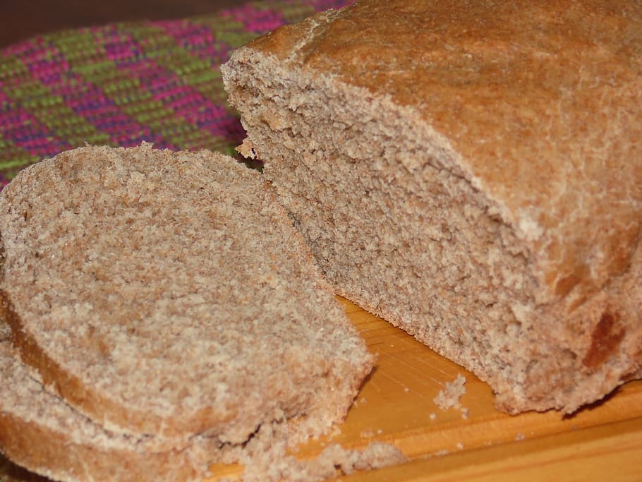 bread, integral, flour, table, snack, food, food and drink HD wallpaper