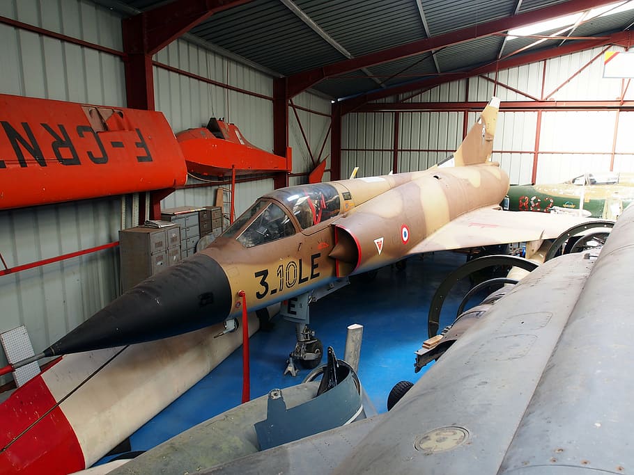 mirage, plane, museum, jet, airplane, aircraft, aviation, military HD wallpaper