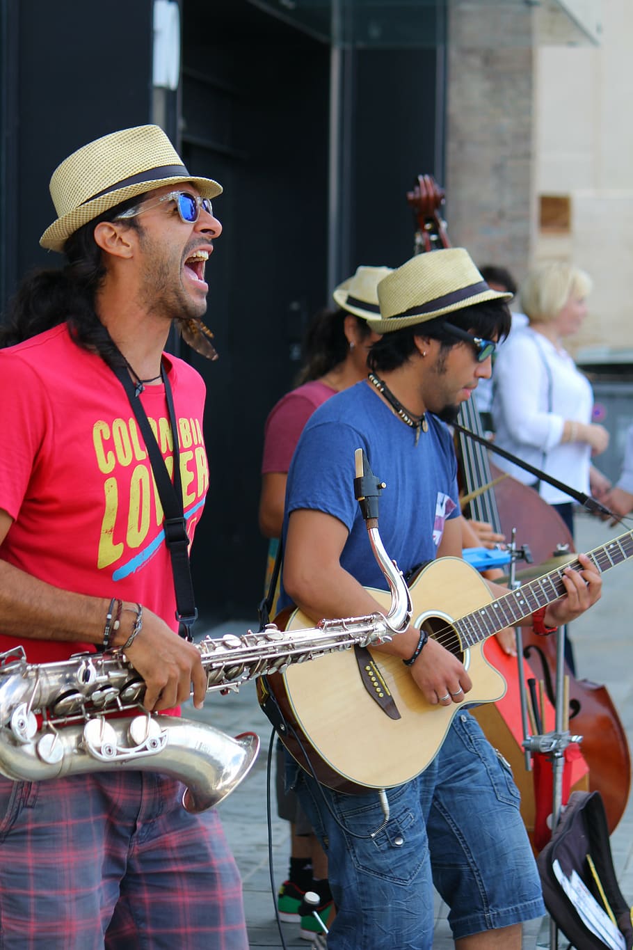 singing, music, group, musical instrument, hat, musician, arts culture and entertainment HD wallpaper