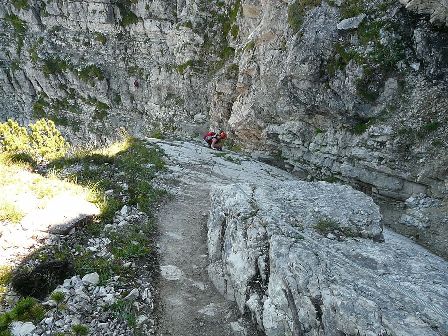 Steep, Wall, Descent, Climb, steep wall, deep, climbing, climber HD wallpaper