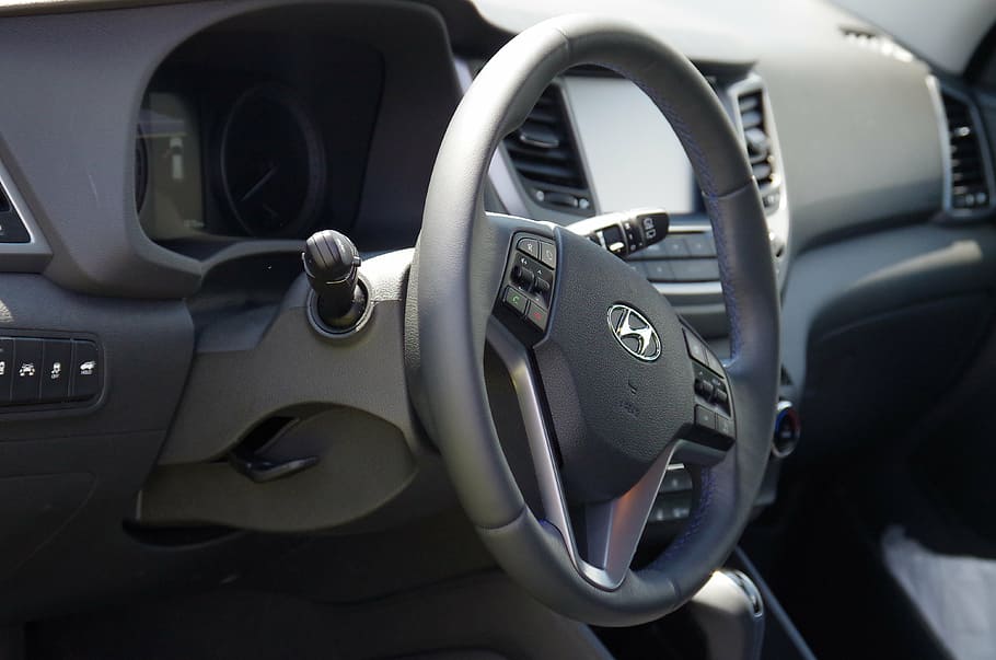 car, steering wheel, interior, mode of transportation, car interior HD wallpaper
