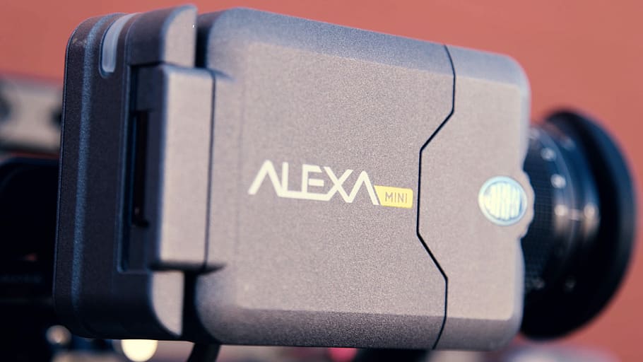 photo of black Alexa mini camera, mirrorless, video camera HD wallpaper